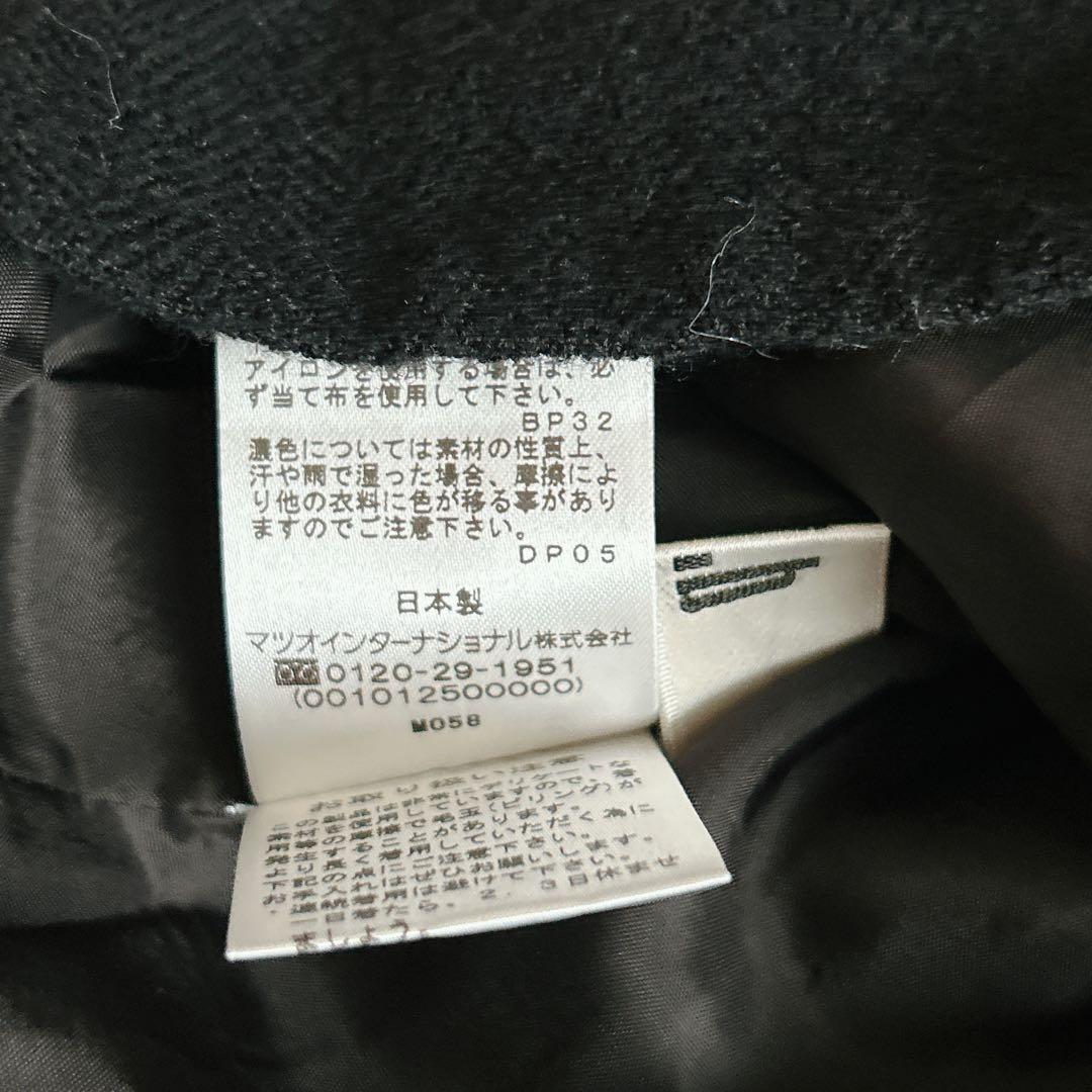 美品⁂センソユニコ⁂ロングワンピース　ラップ風　Aライン　ゆったり　ブラック　L