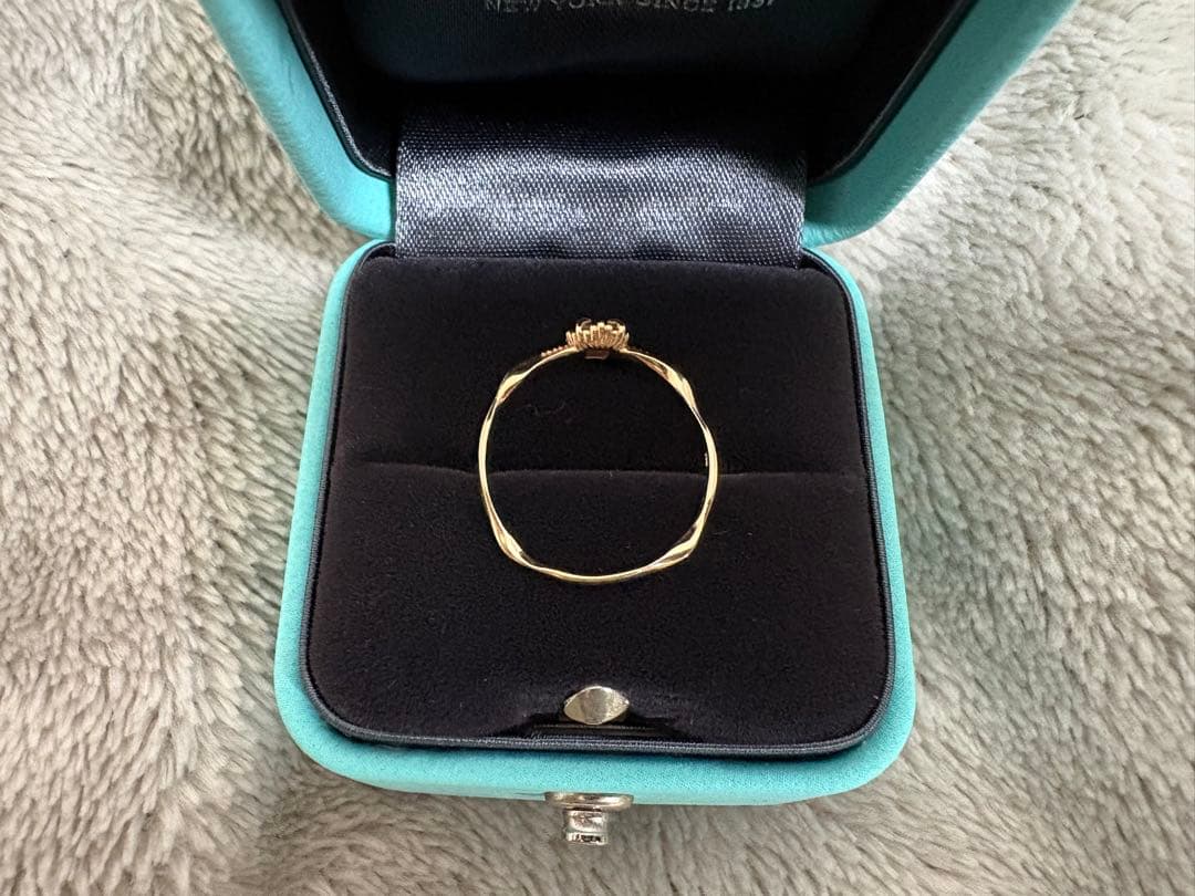 K10 シャンパンガーネットリング 9号【NOIR DE POUPEE】