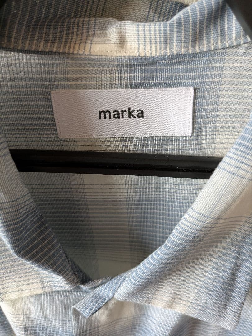 maka オーガニックコットン チェックシャツ