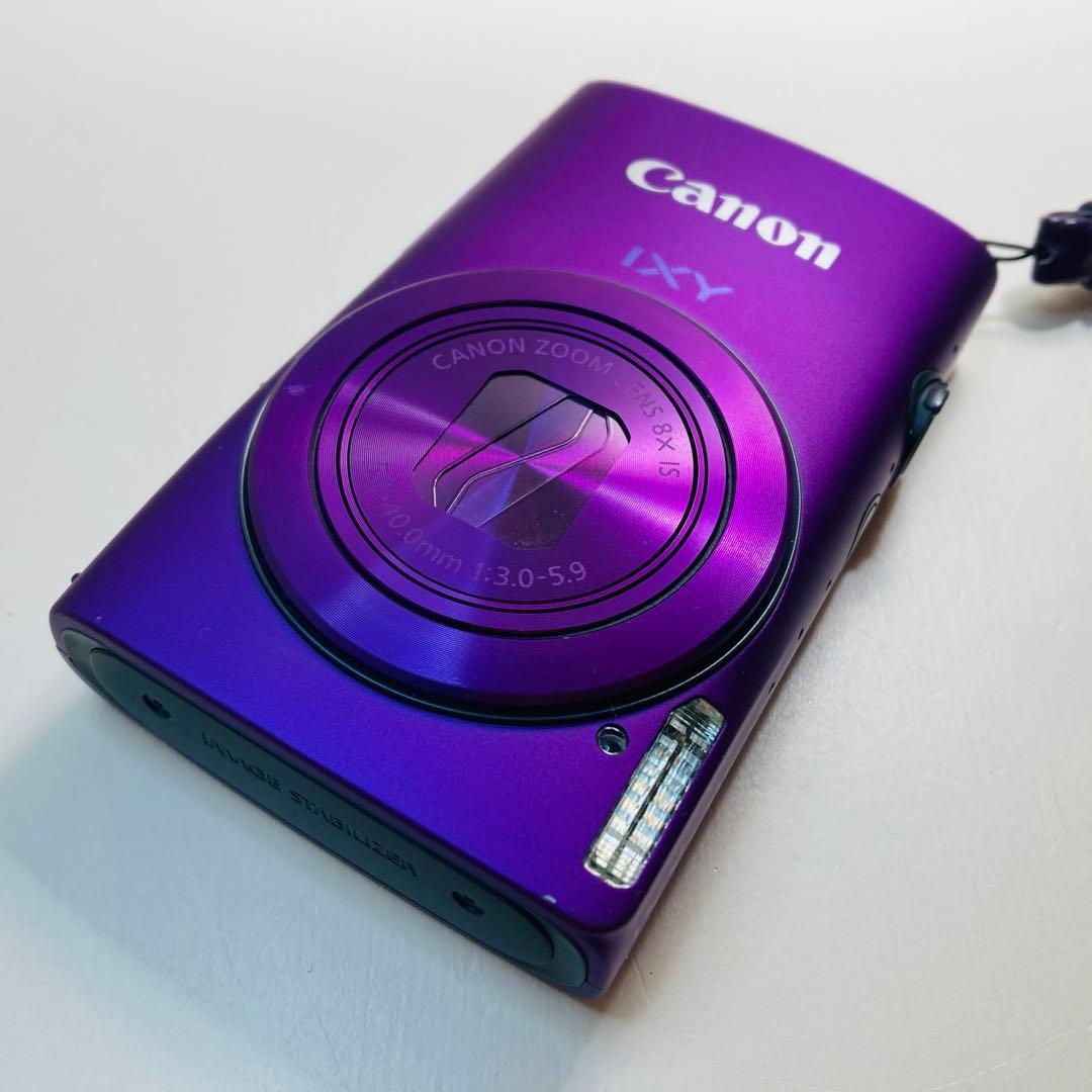 【美品】Canonキャノン IXY 600F コンパクトデジタルカメラ パープル