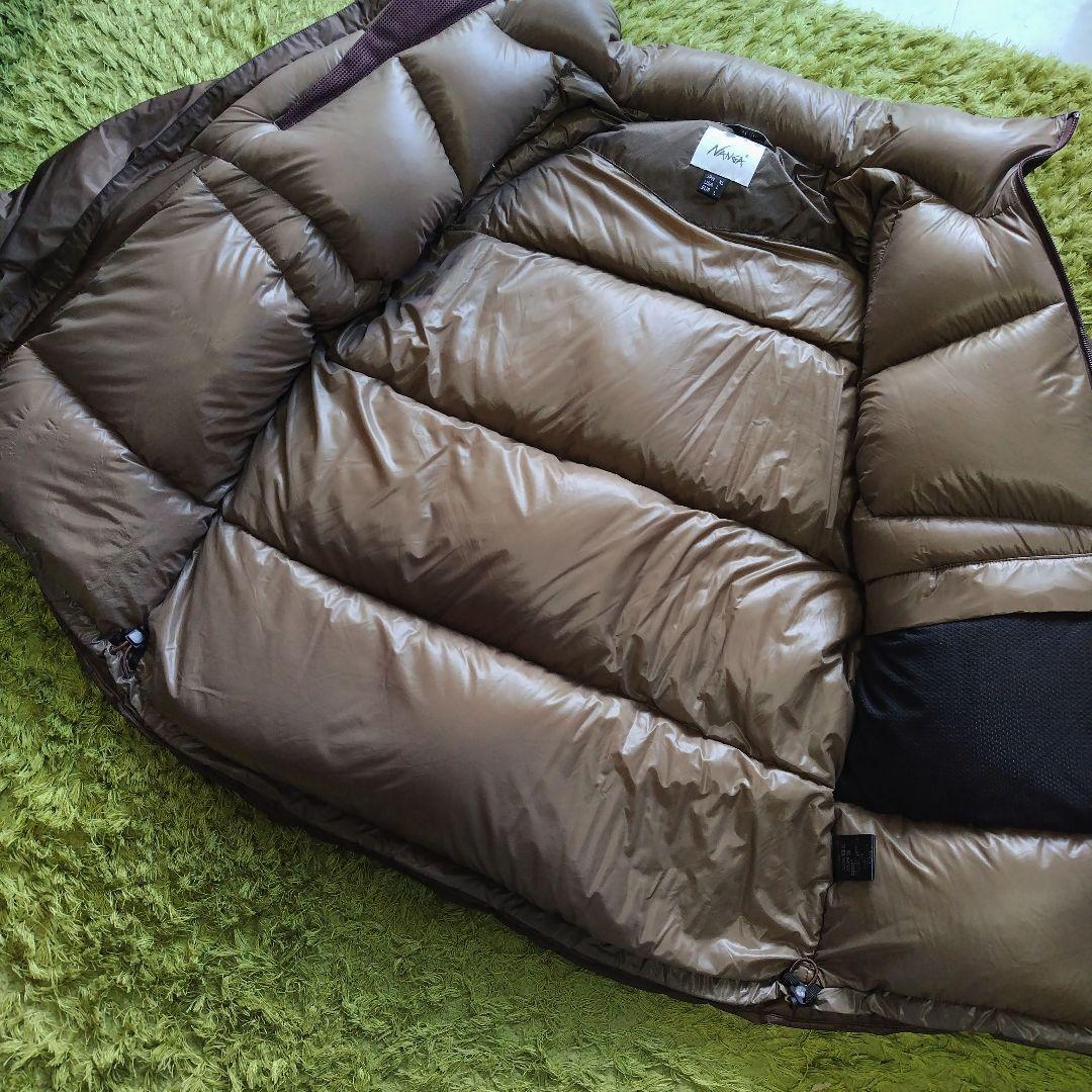 ポーポ　NANGA オーロラライトダウンジャケット スタンドカラー XL