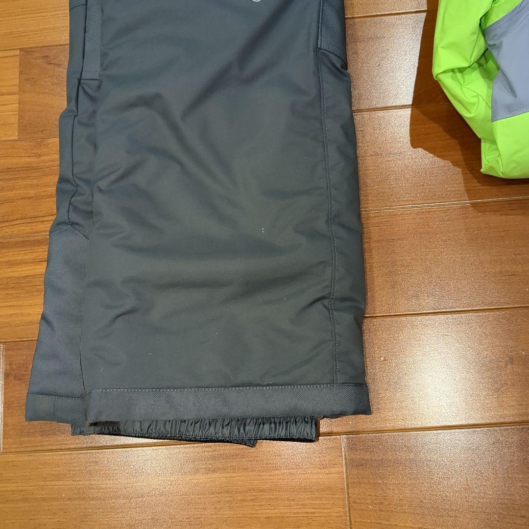 Columbia OMNI-HEAT 子ども用ウェアセット L　グリーン　グレー