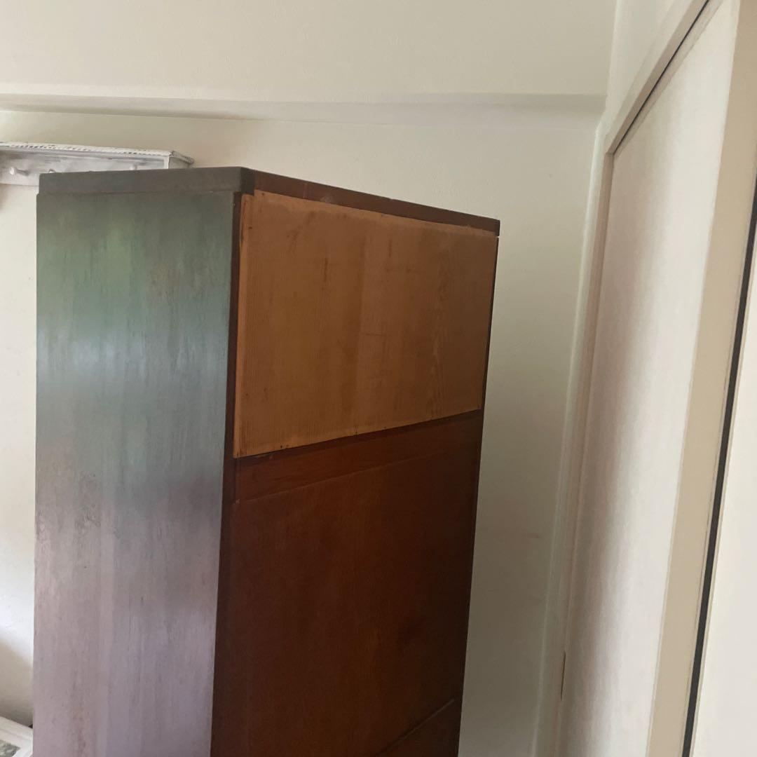 お値下げ アンティーク収納棚 ロッカー - メルカリ