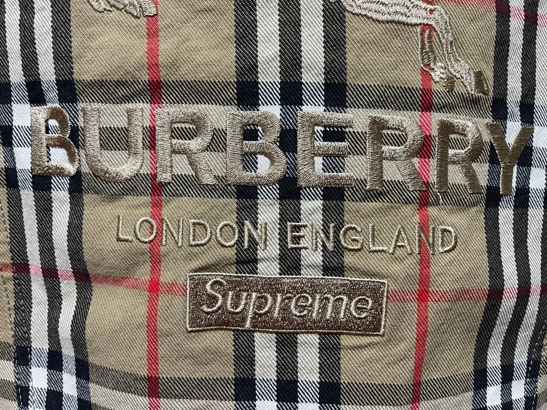 ジャケット・アウター Supreme / Burberry Denim Trucker Jacket