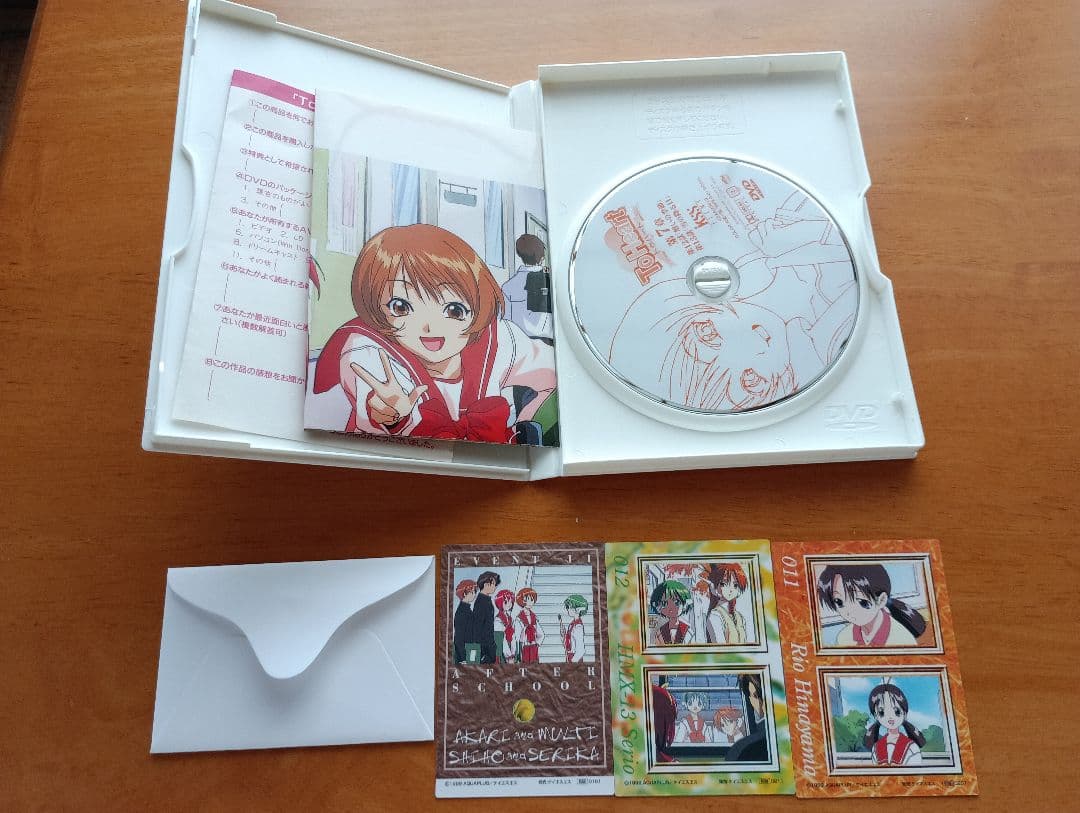 ToHeart DVD全巻セット　収納BOX+ポスター+キャラクターカード