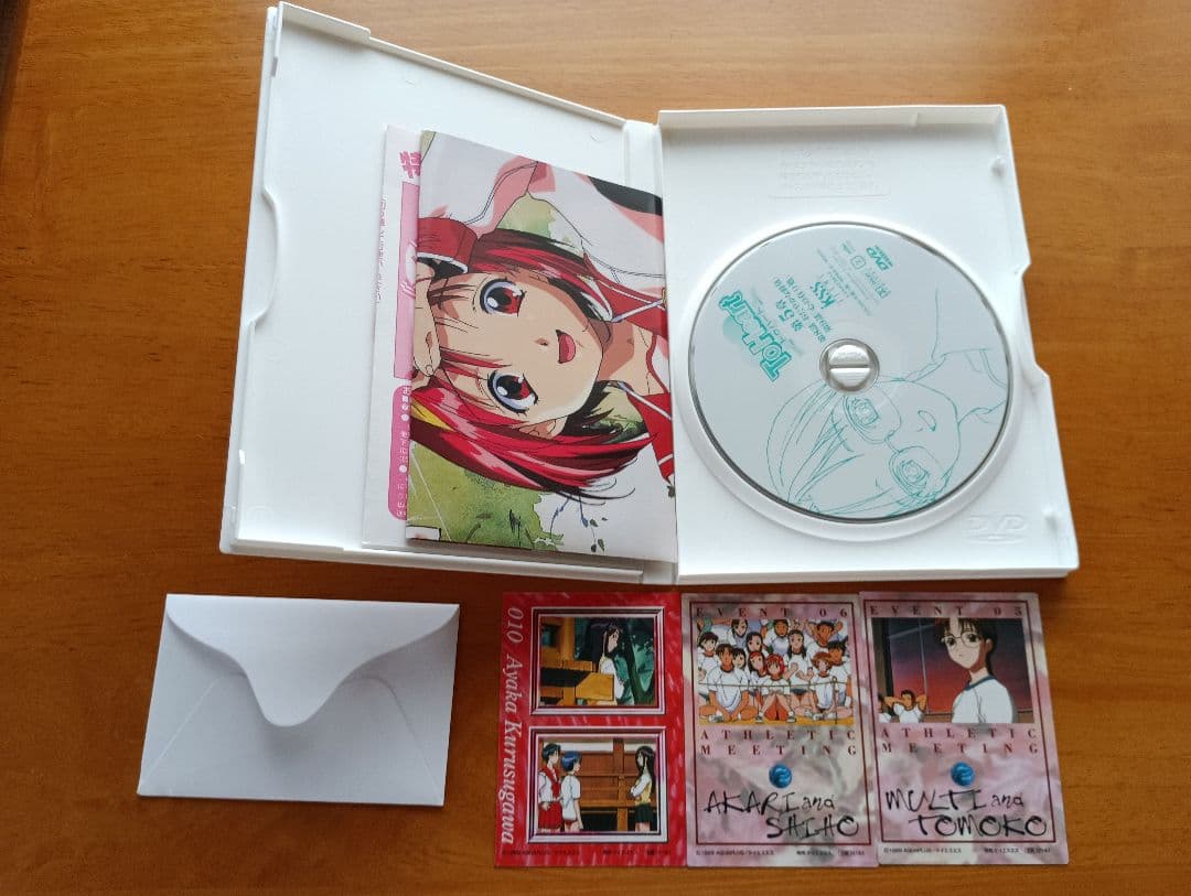 ToHeart DVD全巻セット　収納BOX+ポスター+キャラクターカード