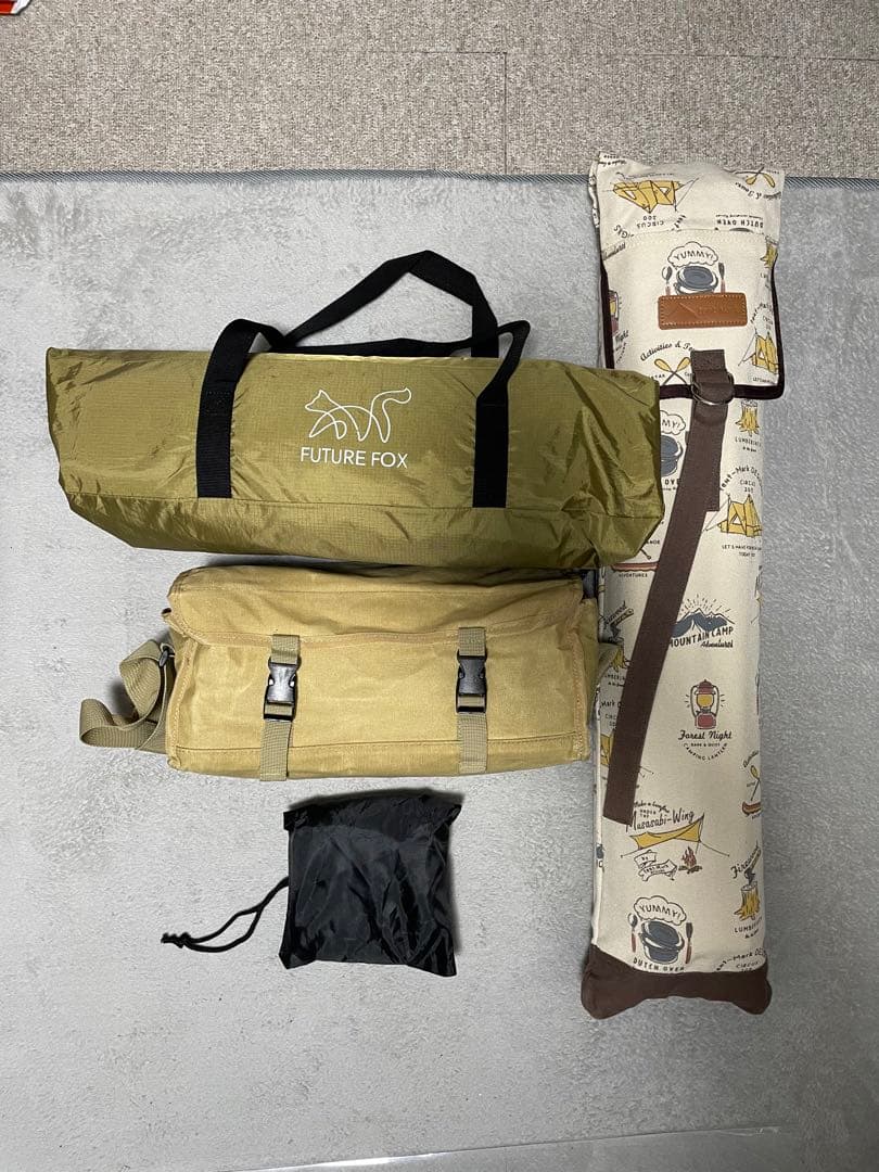 タープセット フューチャーフォックス ヘキサタープ、ポール、設営セット