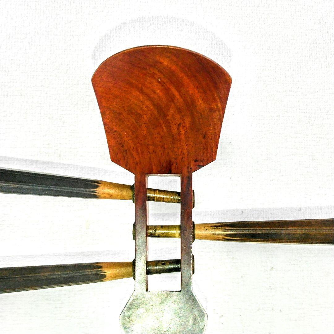 長唄用細棹三味線本体 天然皮　 専用ケース付き