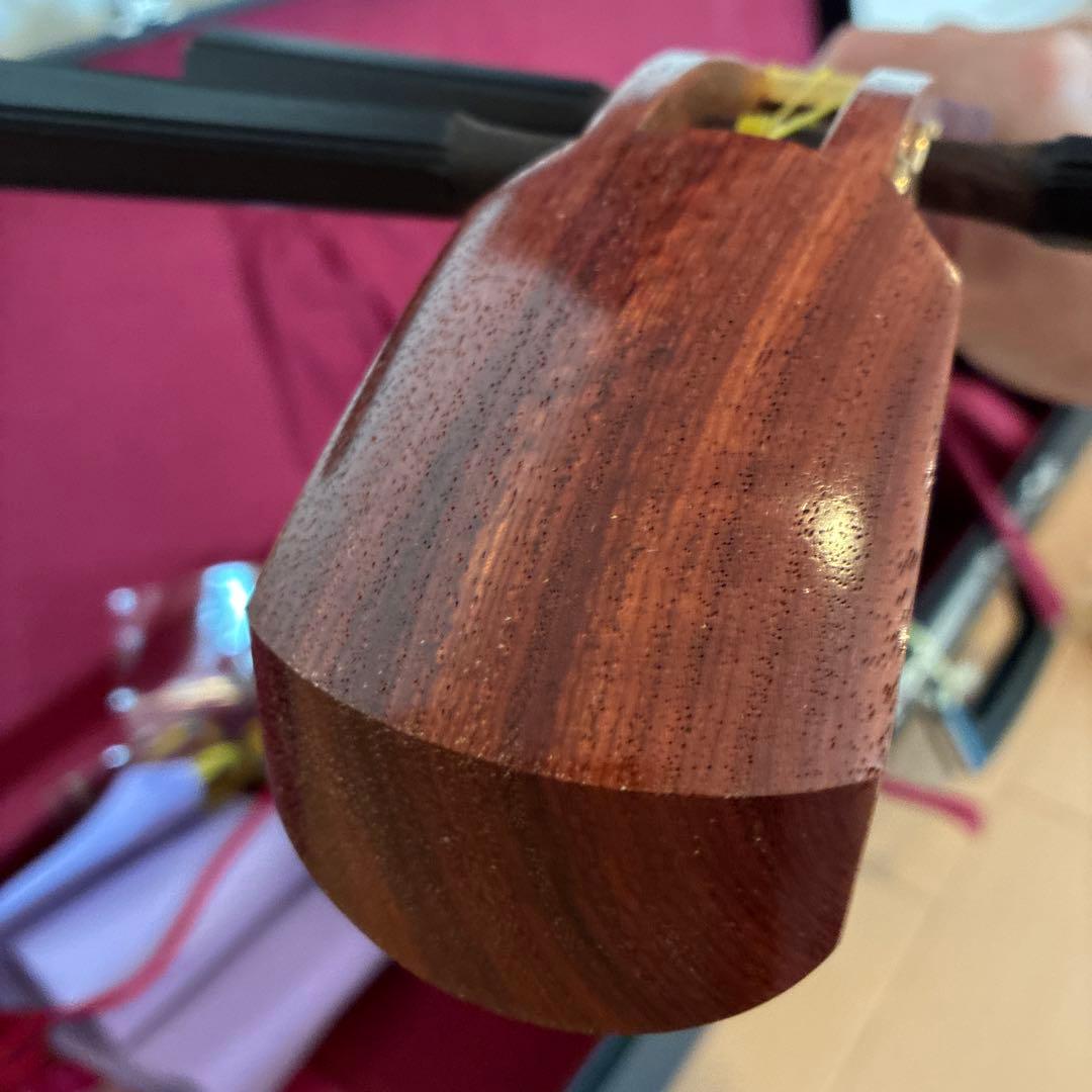 三味線本体 黒ケース付き　地唄