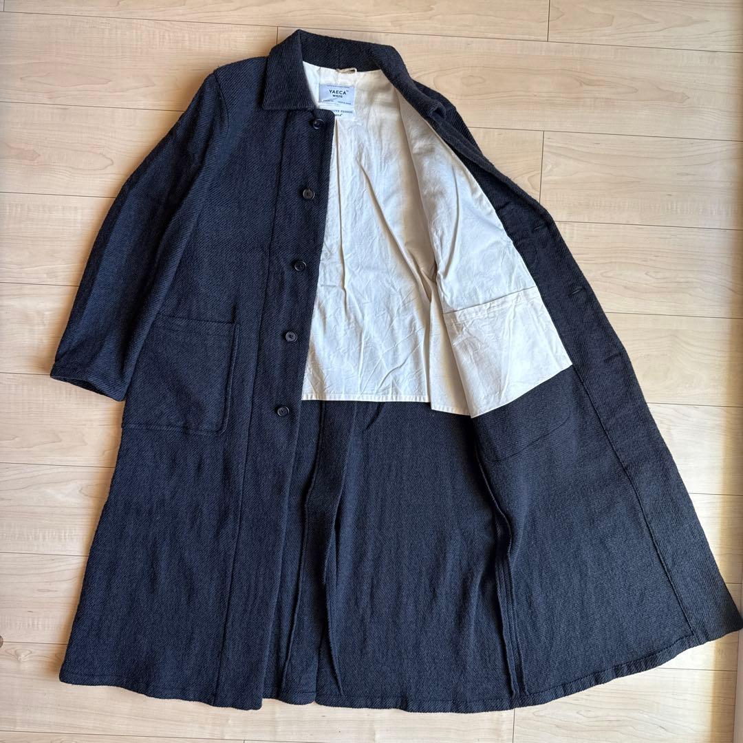 YAECA WRITE ウールリネンオーバーコート