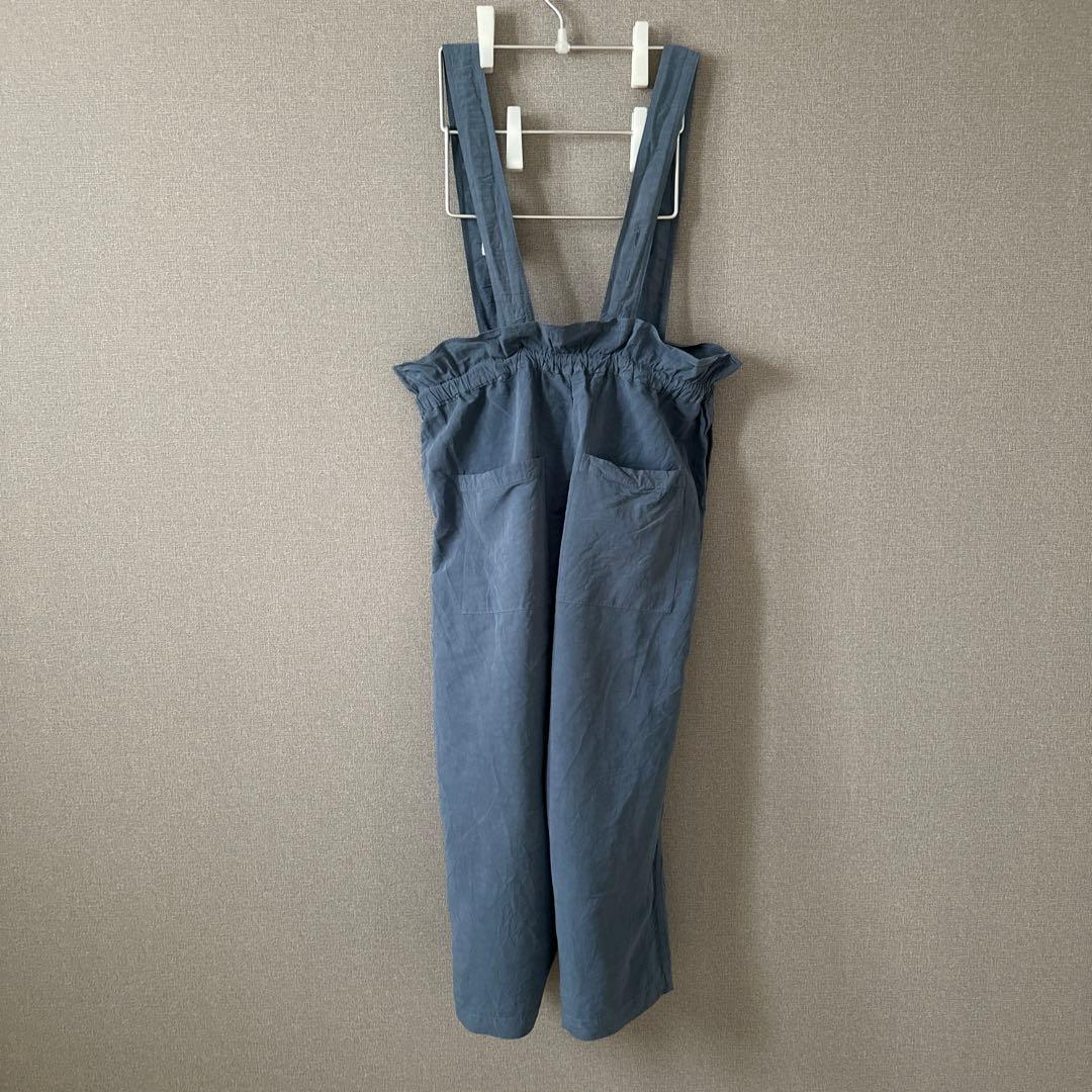 ネストローブ コットンリネン サロペット(ブルー)