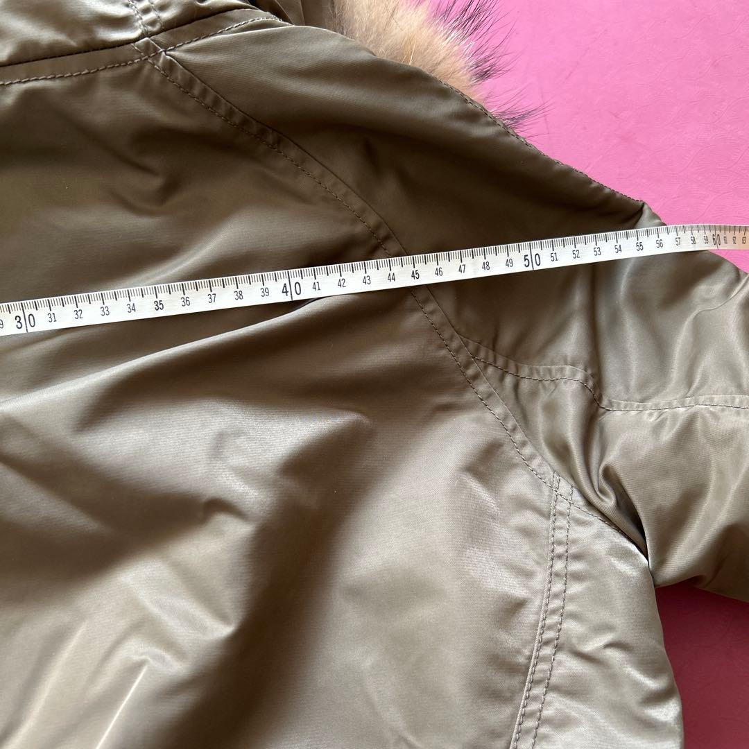 goa N-2B ミリタリー ジャケット (リアルファー付きフード) カーキ