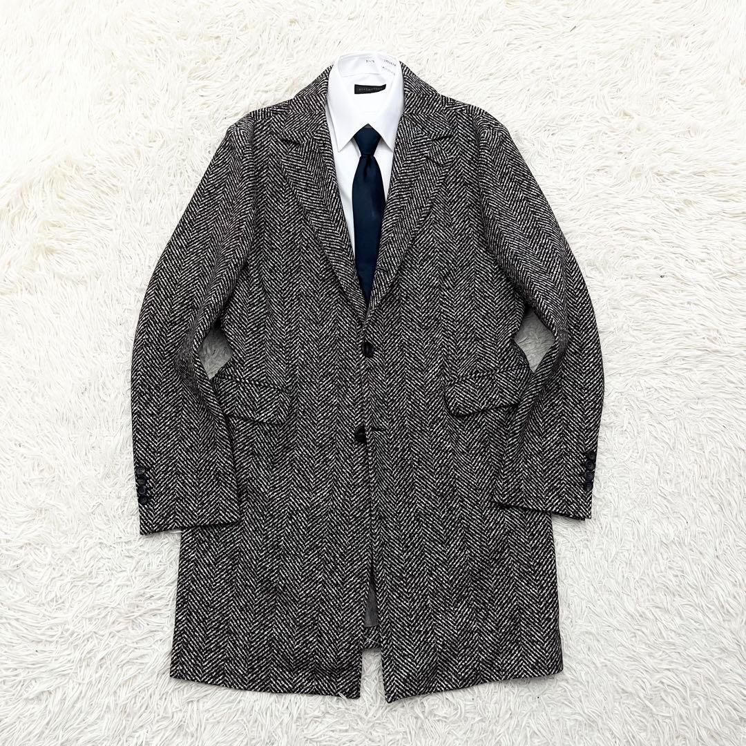 <極美品>CIRCOLO1901 ヘリンボーン チェスターコート サイズ50