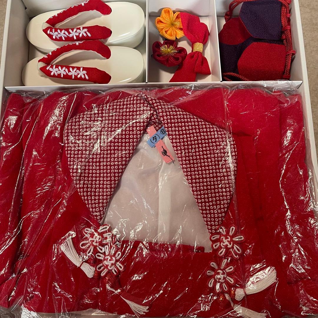 京都瑠璃雛菊 七五三 着物