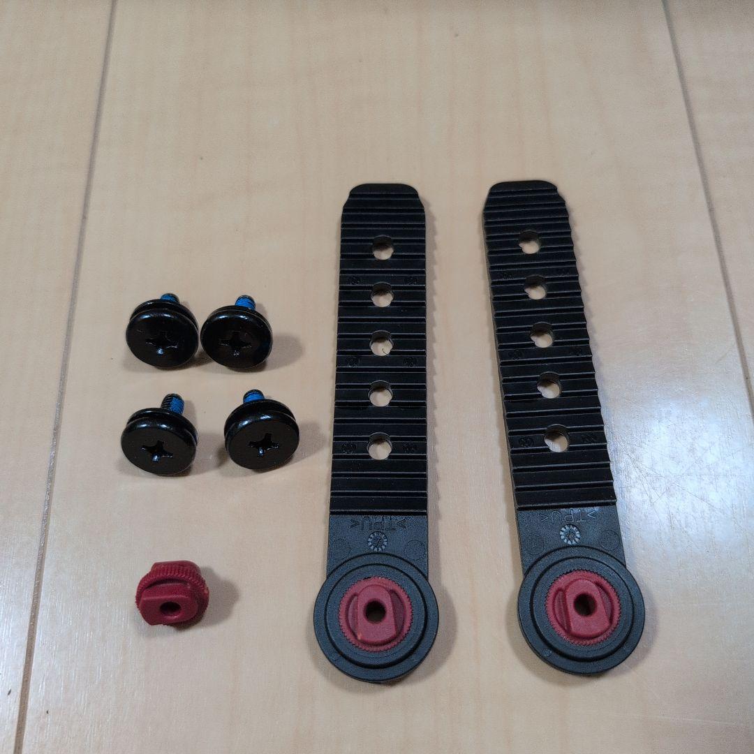 CLEW スノーボードビンディング ブラック/レッド