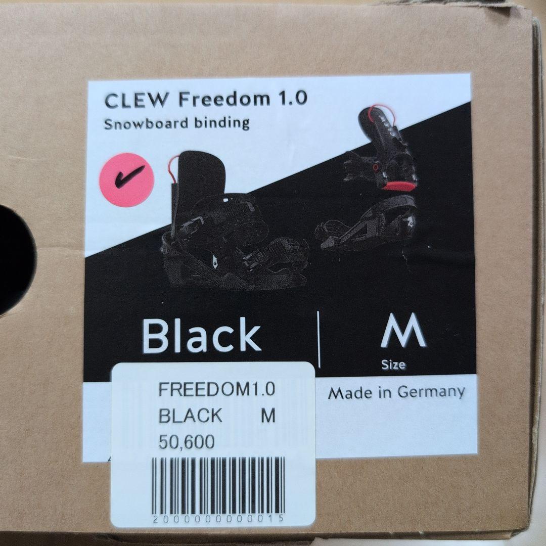 CLEW スノーボードビンディング ブラック/レッド