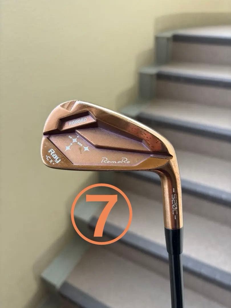 【レア】ロマロ Ray CX S20C カッパー 6I-PW 5本