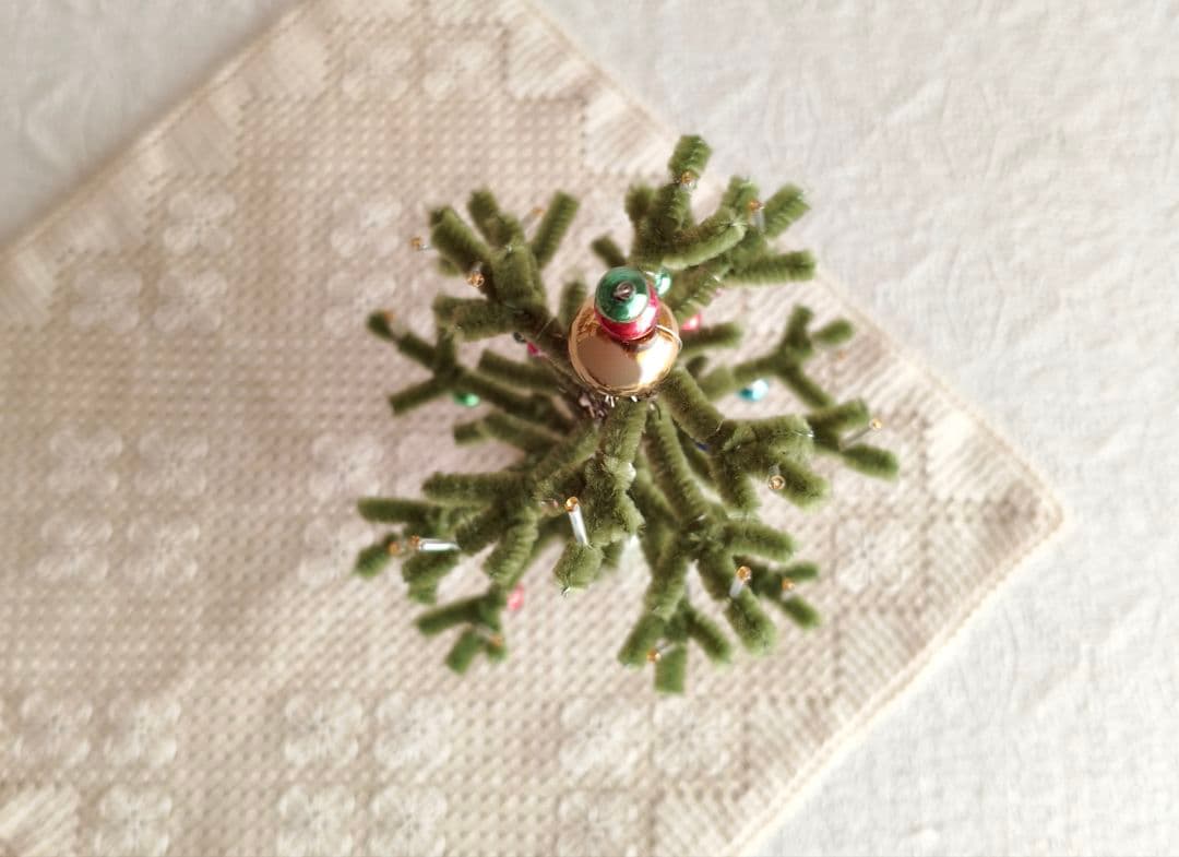 * christmas tree ❀ ヴィンテージオーナメントのクリスマスツリー