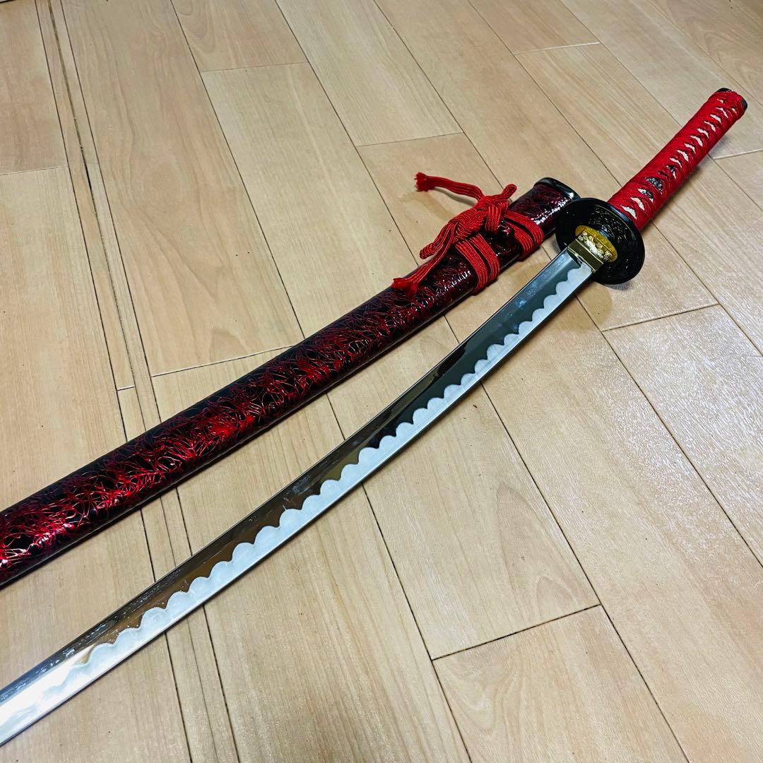 模造刀 日本刀　赤　赤雲 美術刀 刀