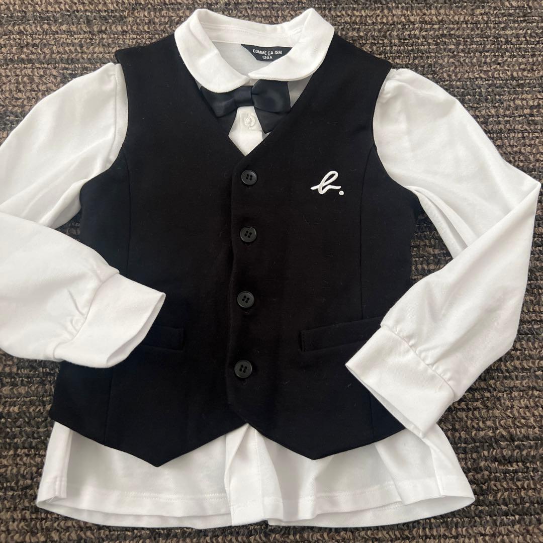 agnes b. J630 E ジレ＋スカート　120 キッズ　フォーマル