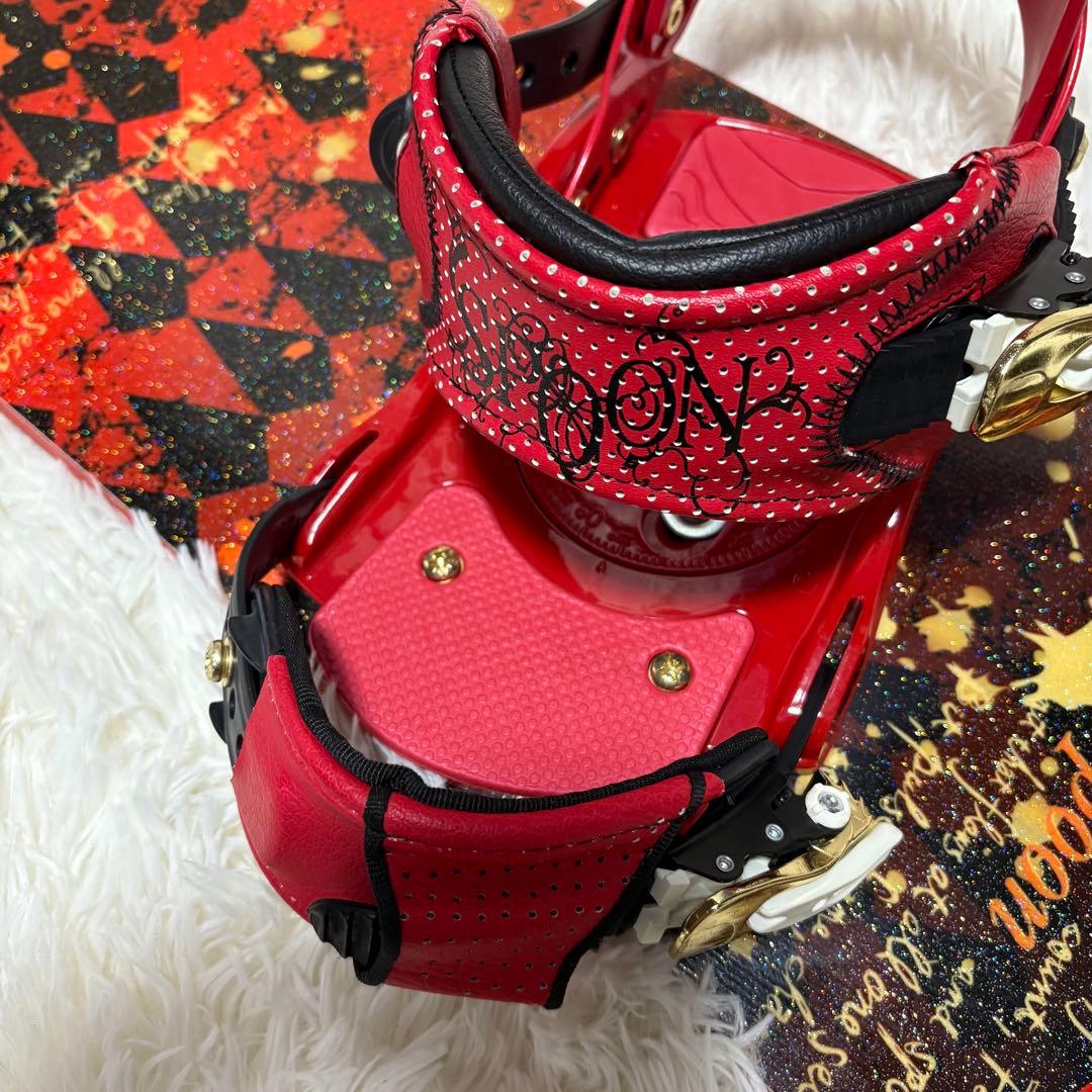 SPOON スノーボード 148cm ビンディングセット デザイン 初心者OK