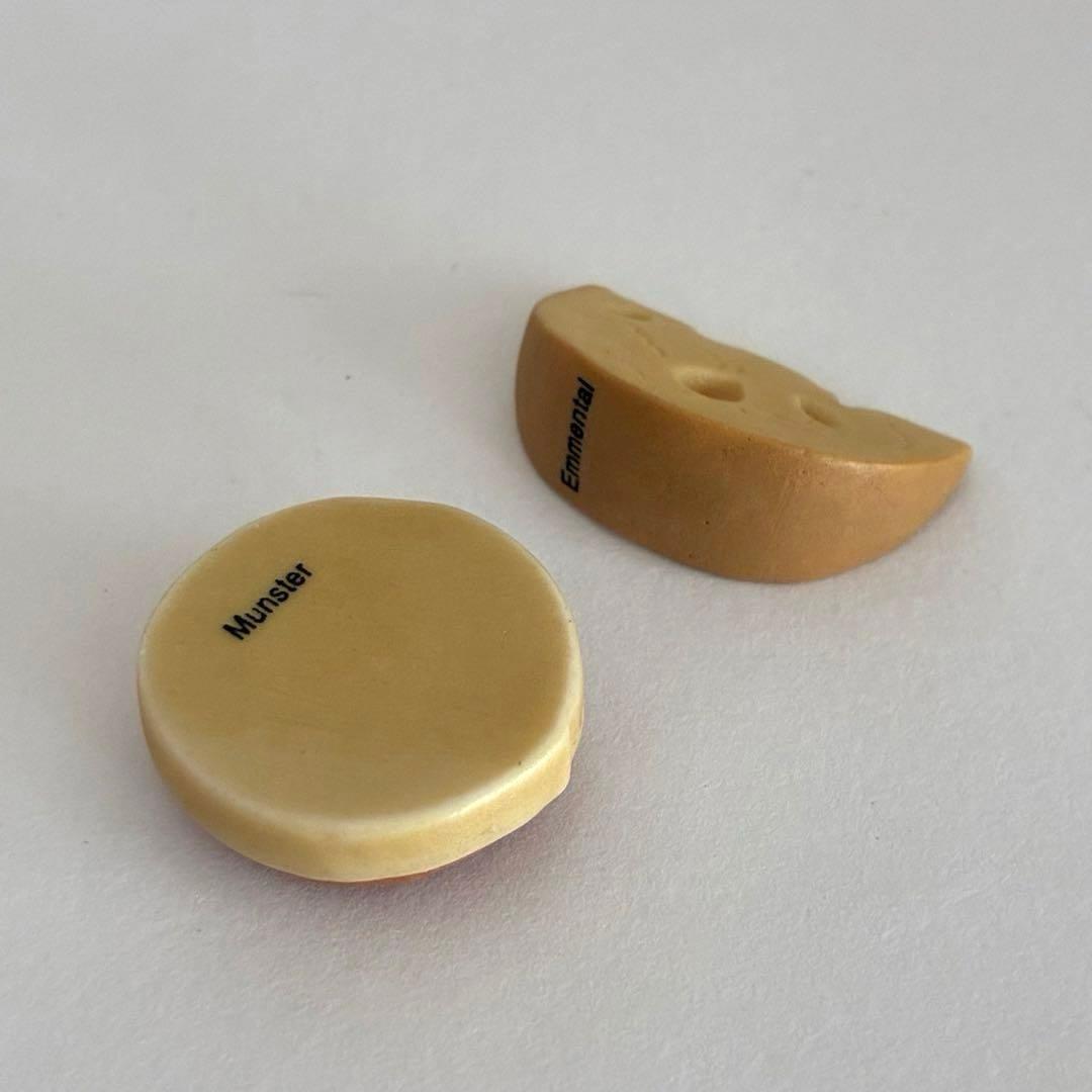 フランスのチーズ　希少　フェーブ　ヴィンテージ　フランス　陶器　ミニチュア　置物