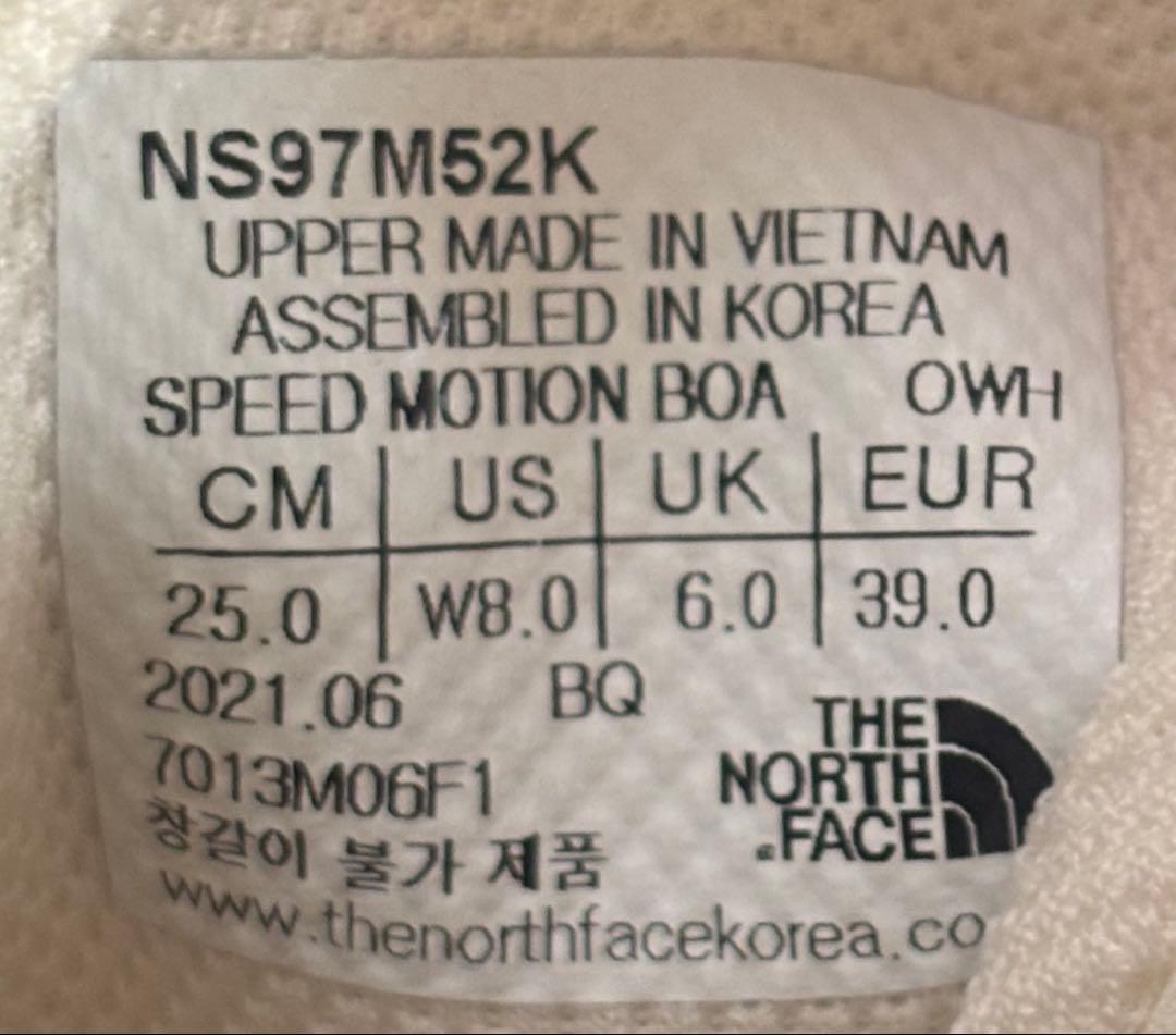 ミ*オ様 新品未使用品 ザノースフェイス スピードモーションボアスニーカー 25