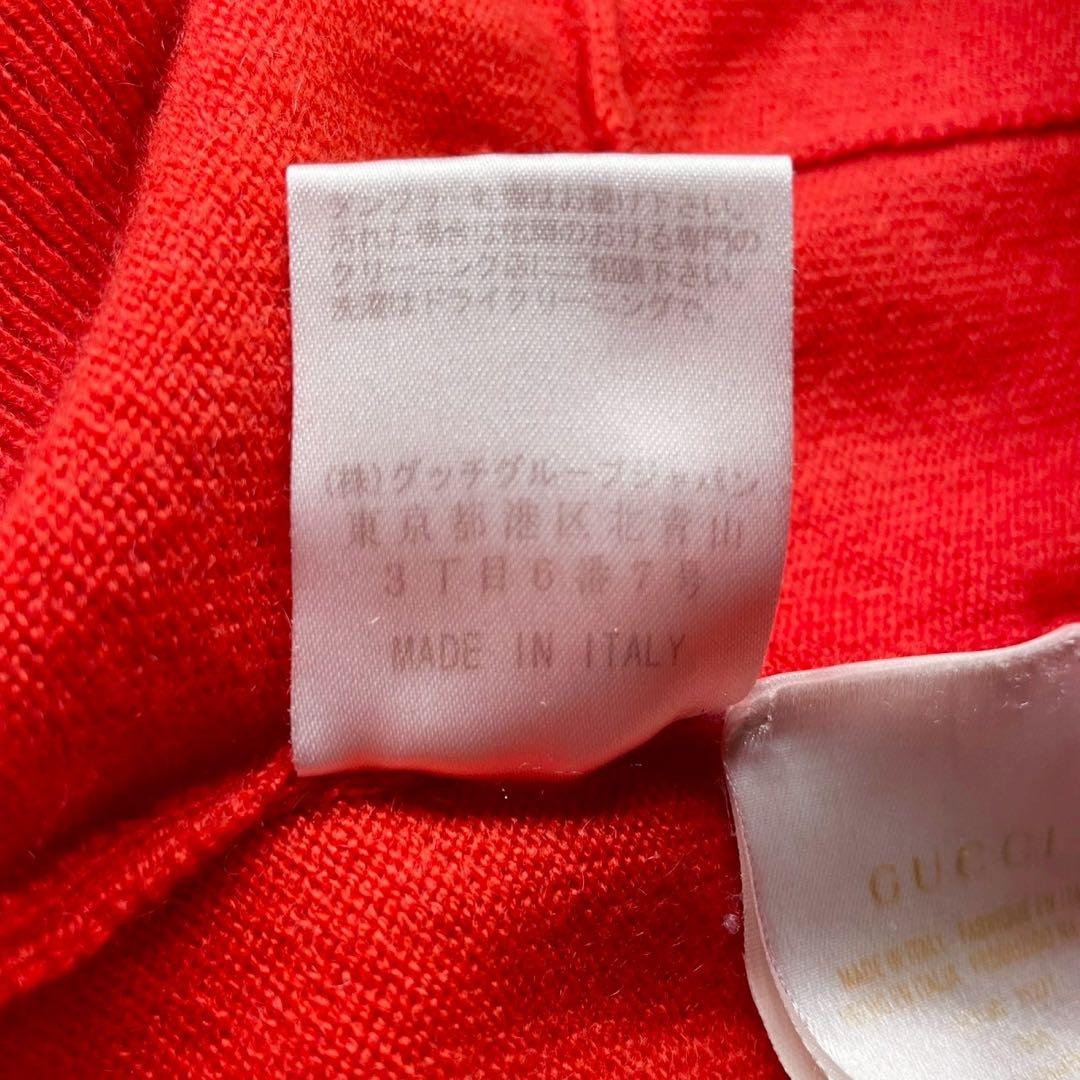 グッチ カシミアカーディガン GUCCI レッド 323160 サイズXL
