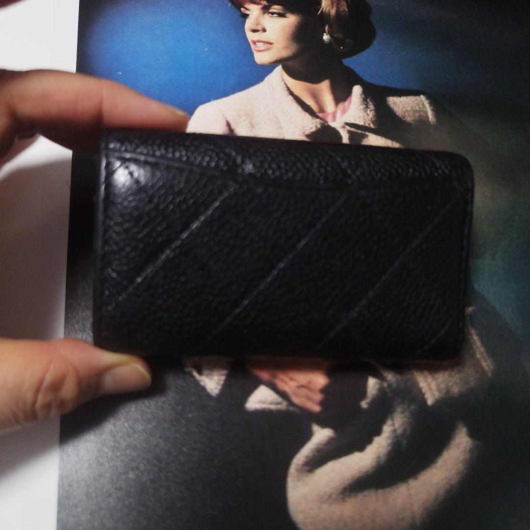 ニ*ン様 CHANEL ブラックレザー キーケース