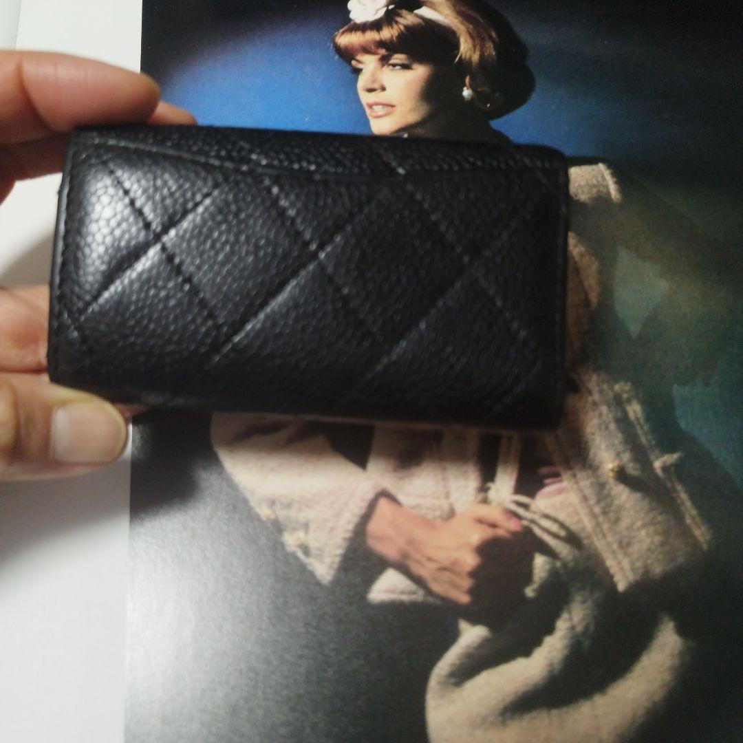 ニ*ン様 CHANEL ブラックレザー キーケース