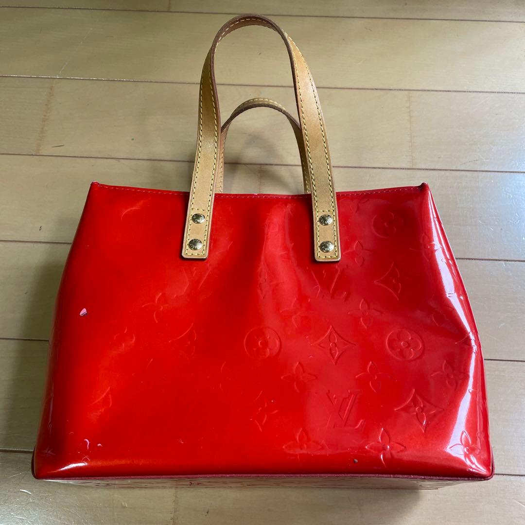 ルイヴィトン ヴェルニ 赤 バッグ - メルカリ