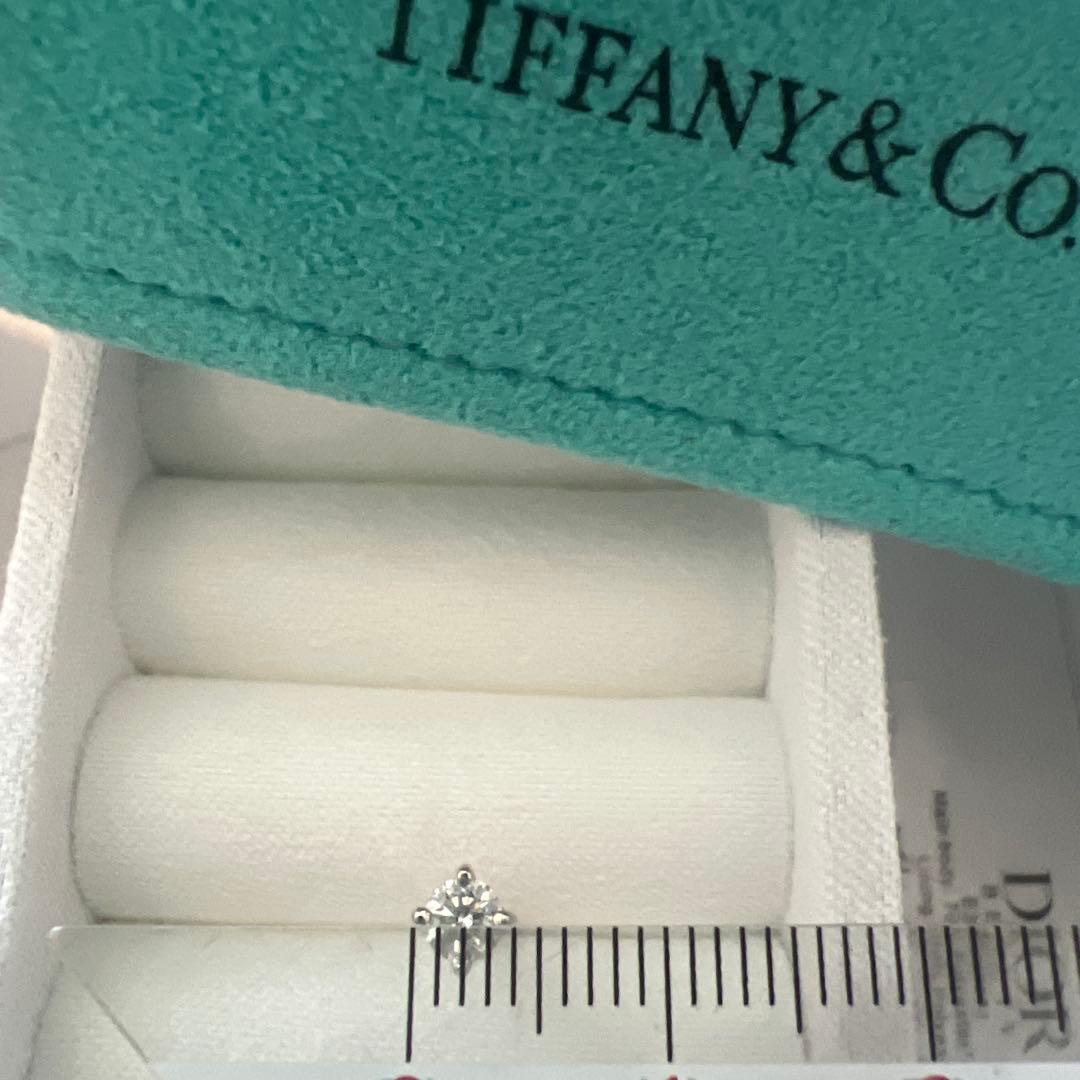 即日発送！確実正規品刻印入り鑑定済みティファニー プラチナ ダイヤモンドピアス