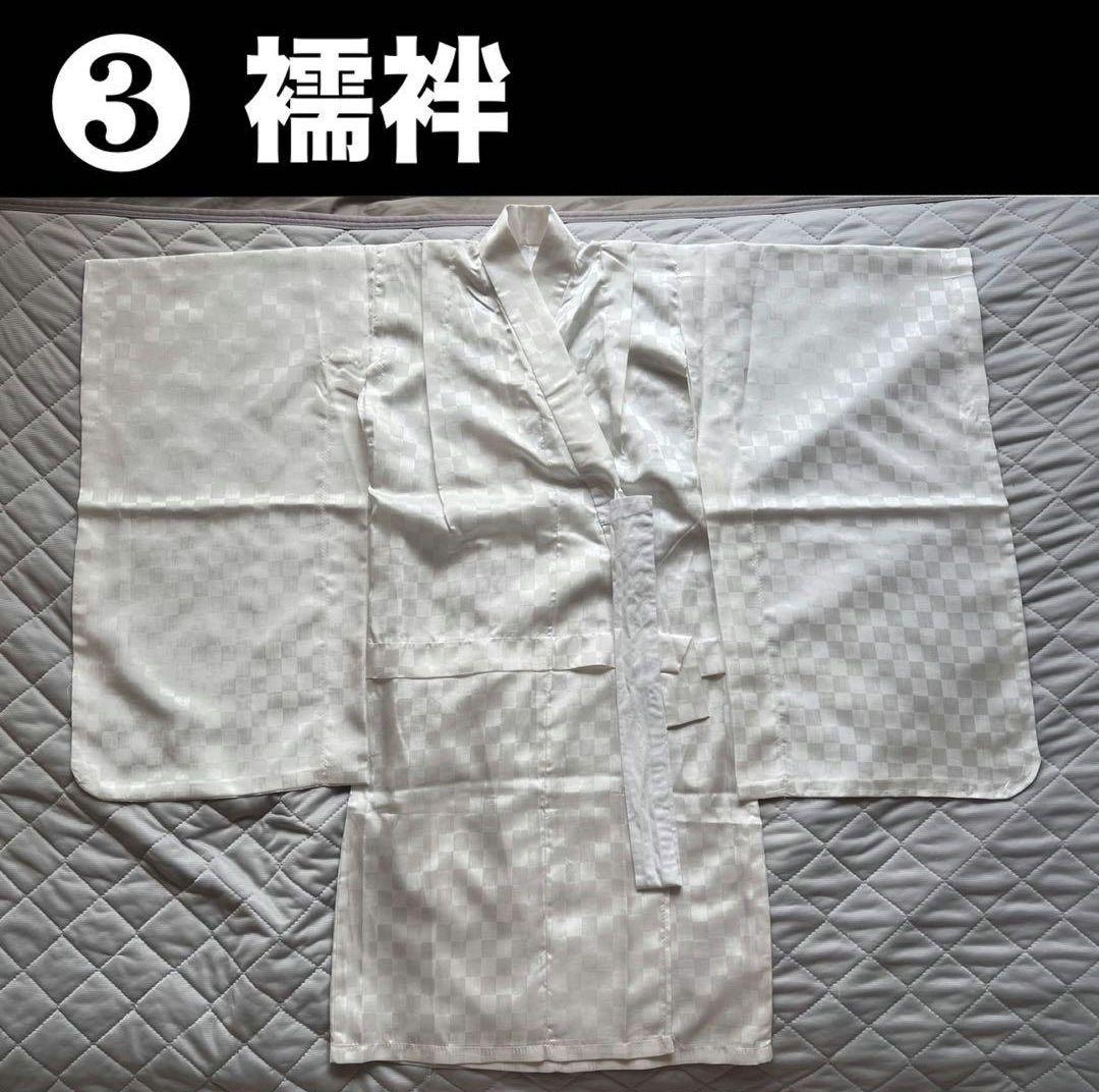 七五三 5才 男の子 着物 羽織 袴 フルセット 鷹 金 緑