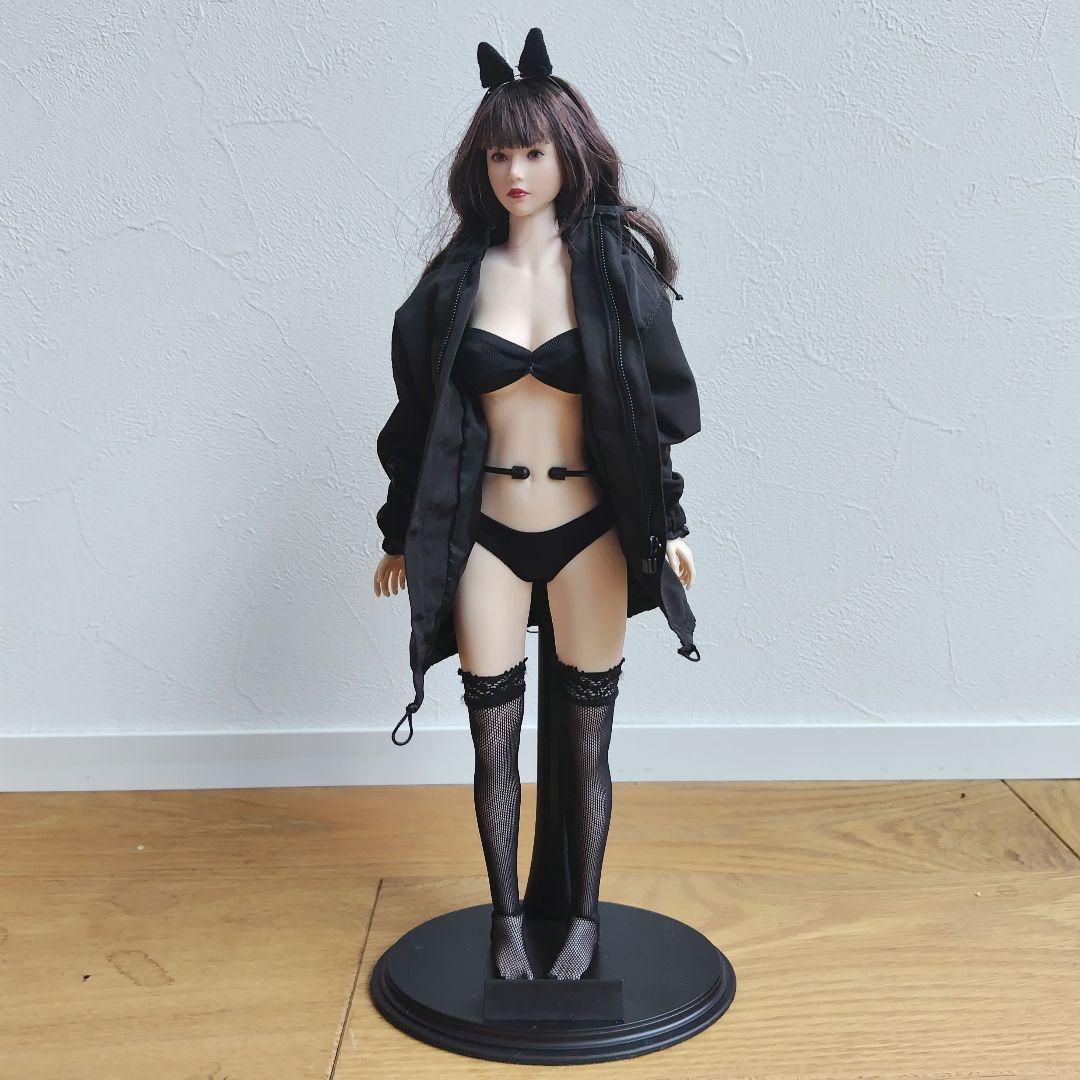 1/6 女性シームレスフィギュア 猫耳 衣装セット ハンドパーツ付