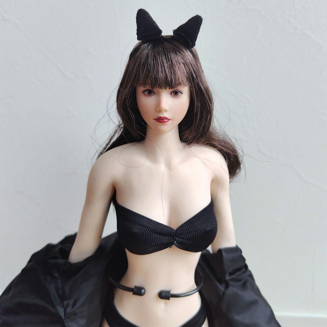 1/6 女性シームレスフィギュア 猫耳 衣装セット ハンドパーツ付