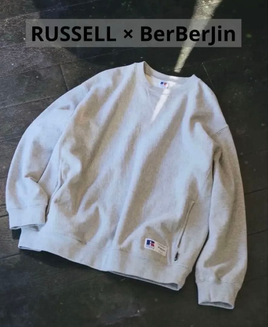 r*n様 即完売 BerBerJin × RUSSELL スエットクルーネック