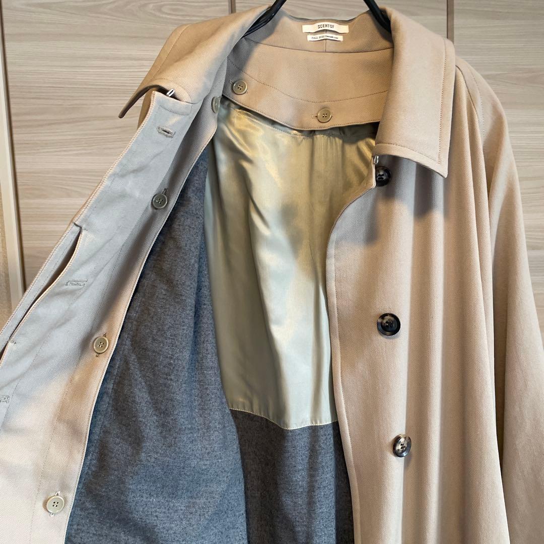 SCENTOF ギャバジンステンカラーコート