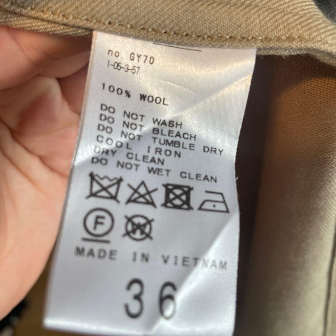 SCENTOF ギャバジンステンカラーコート