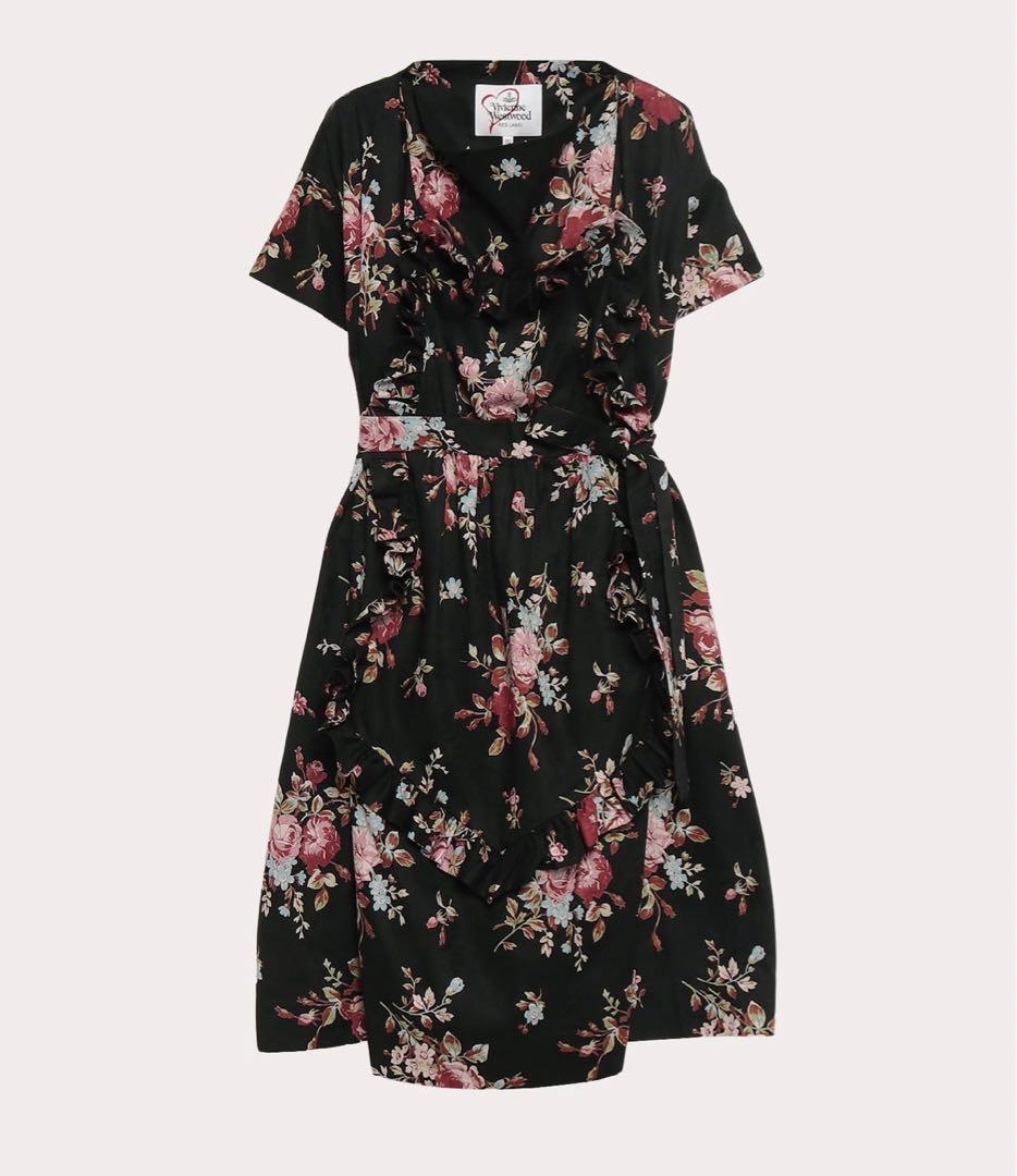 Vivienne Westwood ローズプリントメイドワンピース