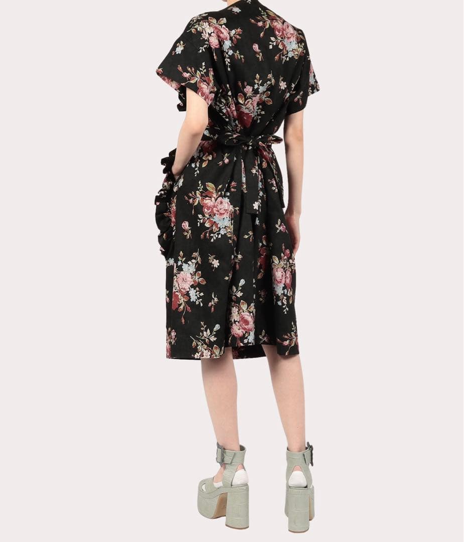 Vivienne Westwood ローズプリントメイドワンピース