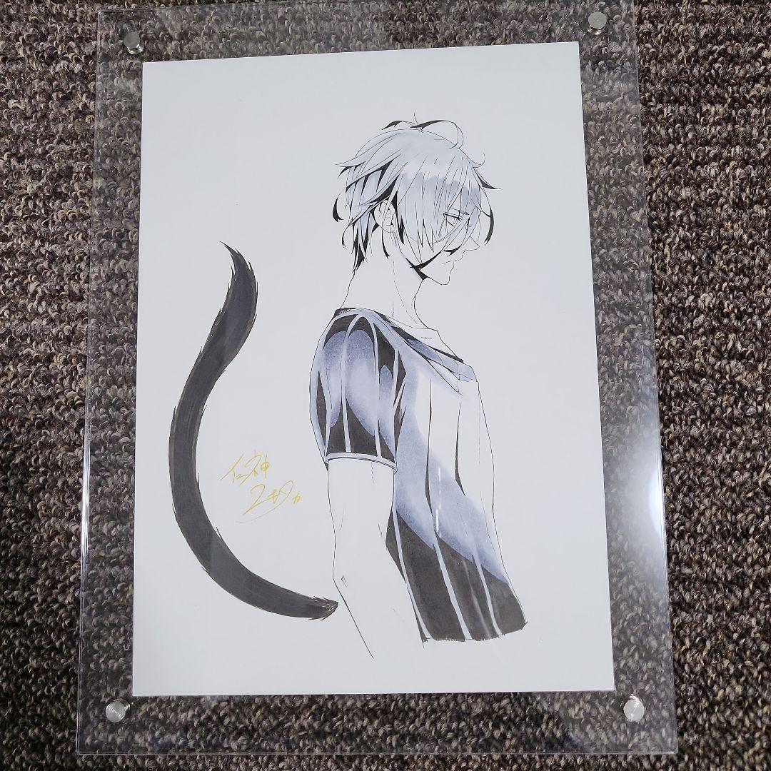 一点物 仁神ユキタカ 原画&カラーキャンバス 2点セット