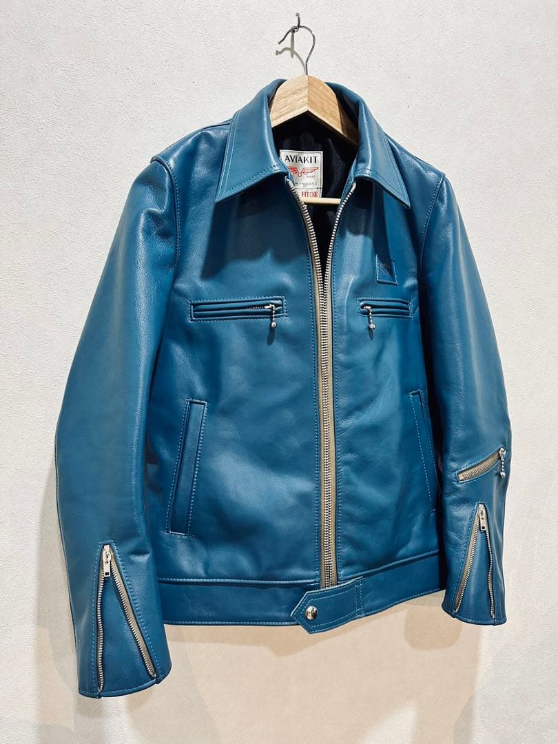 ルイスレザー ヴィンテージターコイズ ドミネーター - メルカリ