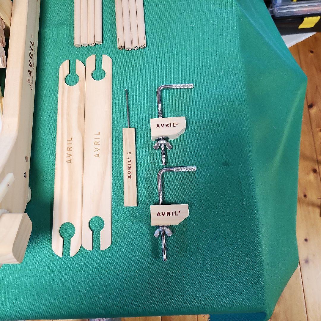 機織り機　AVRIL 織り機　Loom30　へドル４種