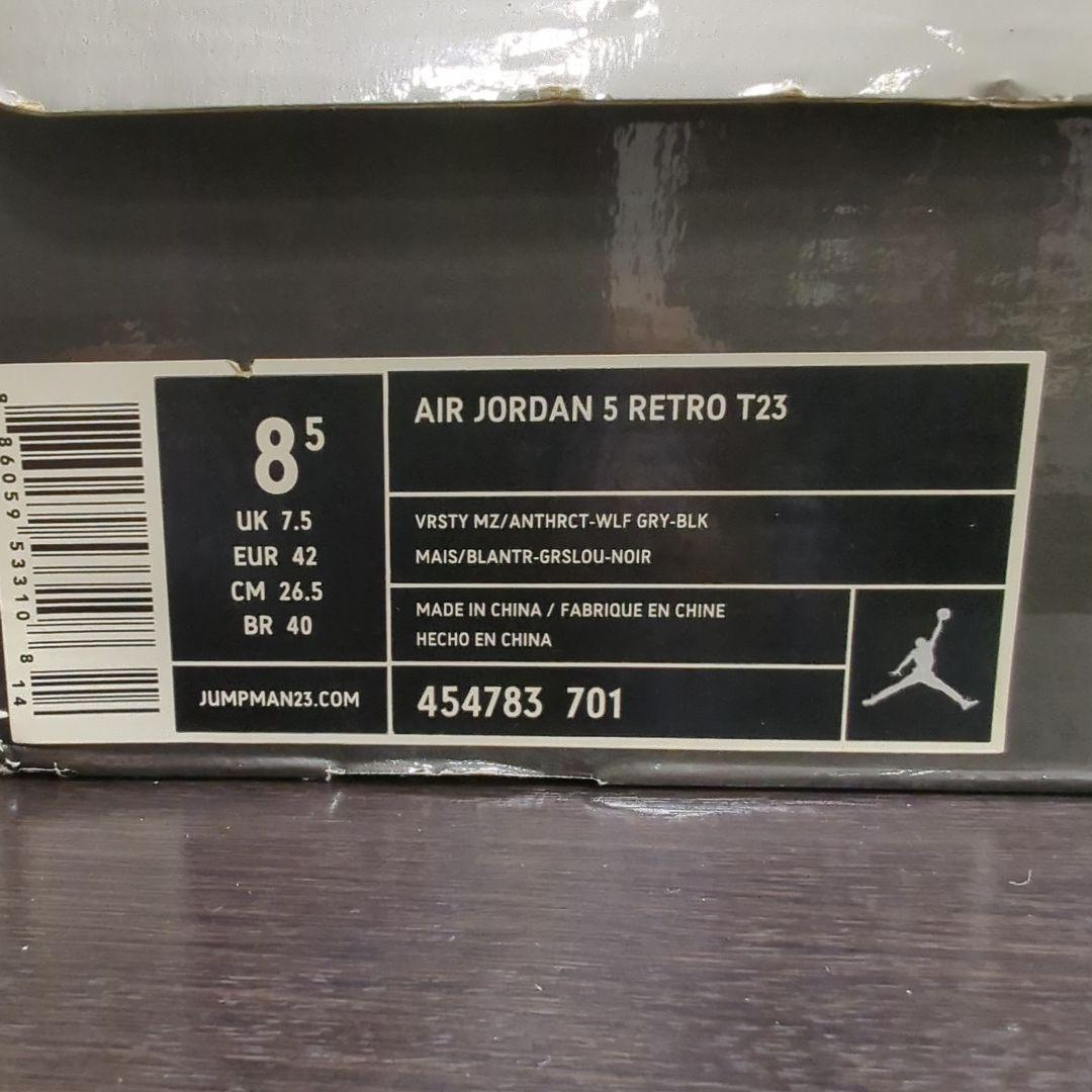 エアジョーダン5 RETRO T23 26.5cm