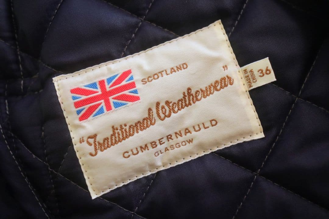 Traditional　WeatherWear　キルティング　マッキントッシュ