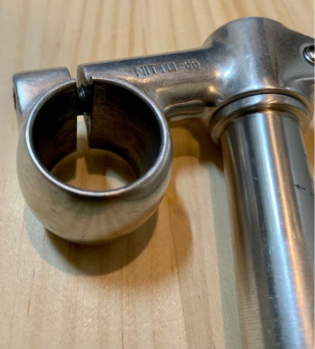 NITTO 日東 天返しステム 55mm ビンテージ BIA NJS ピスト