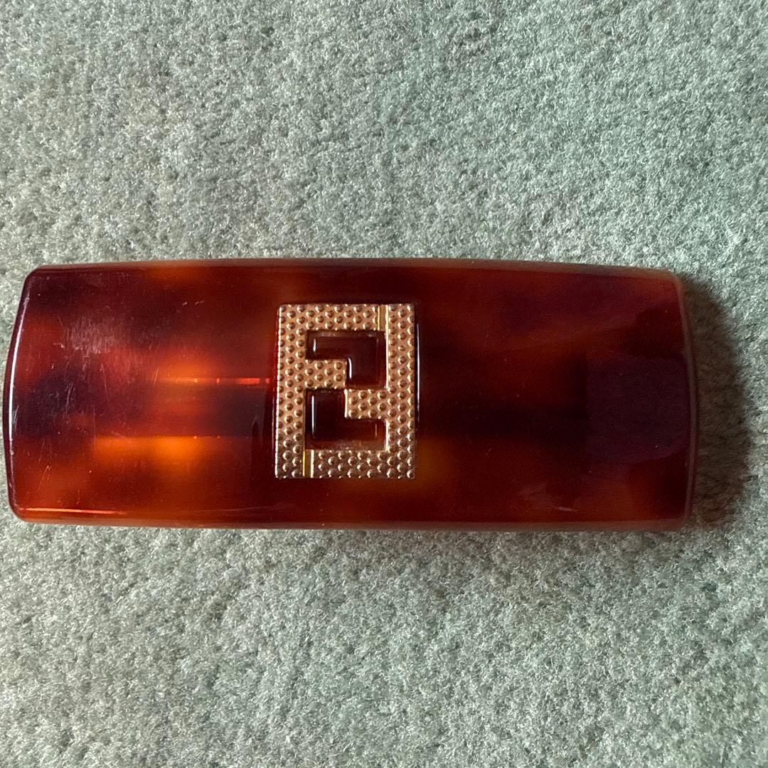 美品　FENDI ブラウン　バレッタ