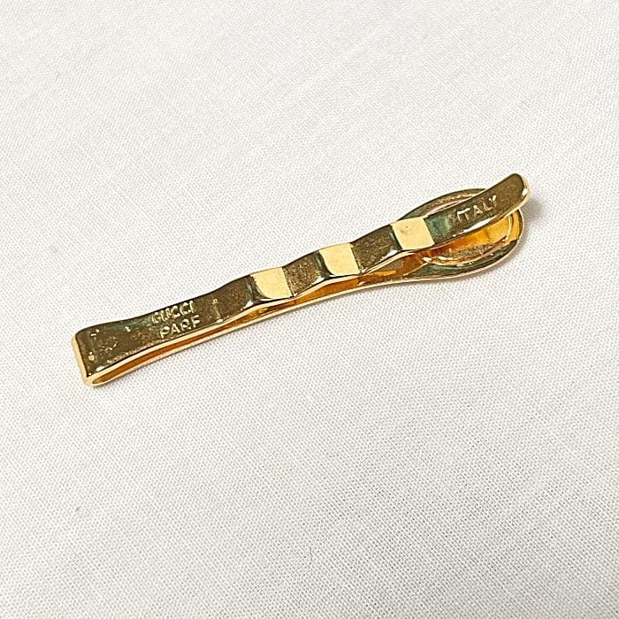 GICCI オールドグッチ ネクタイピン カフス セット GGロゴ ゴールド