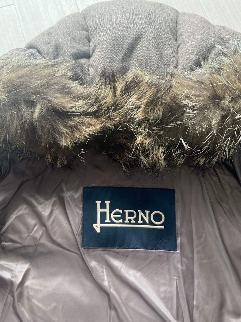 Herno カシミヤシルク　ダウンジャケット　コート
