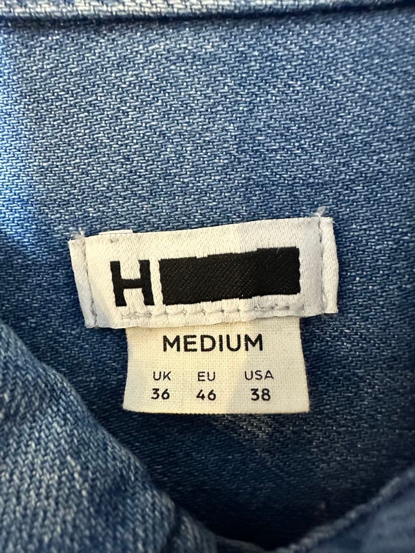 H＞ BITING DENIM BIG BD SHIRT デニムシャツ M - メルカリ